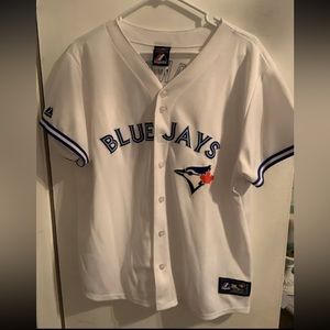 Toronto Blue Jays Brett Lawrie Womens Jersey Adult 2X Majestic. Condition is New